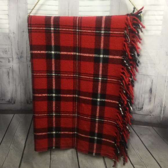 Faribault Mills Stewart Plaid Throw Blanket - Picture 1 of 5